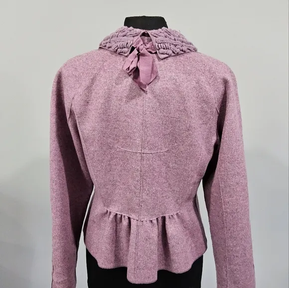 🐢 Magaschoni Wool/Cashmer vintage jacket. Grey size S Vintage!