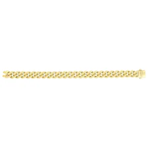 14K Gold 11.5mm Lite Miami Cuban