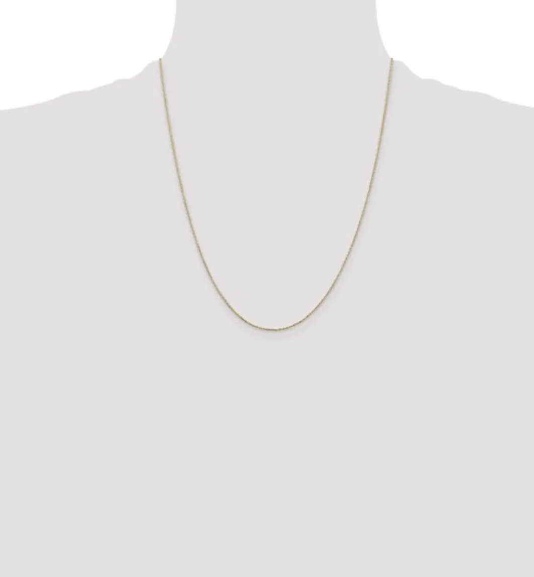 14K Yellow Gold .85MM Spiga Chain with Lobster Clasp