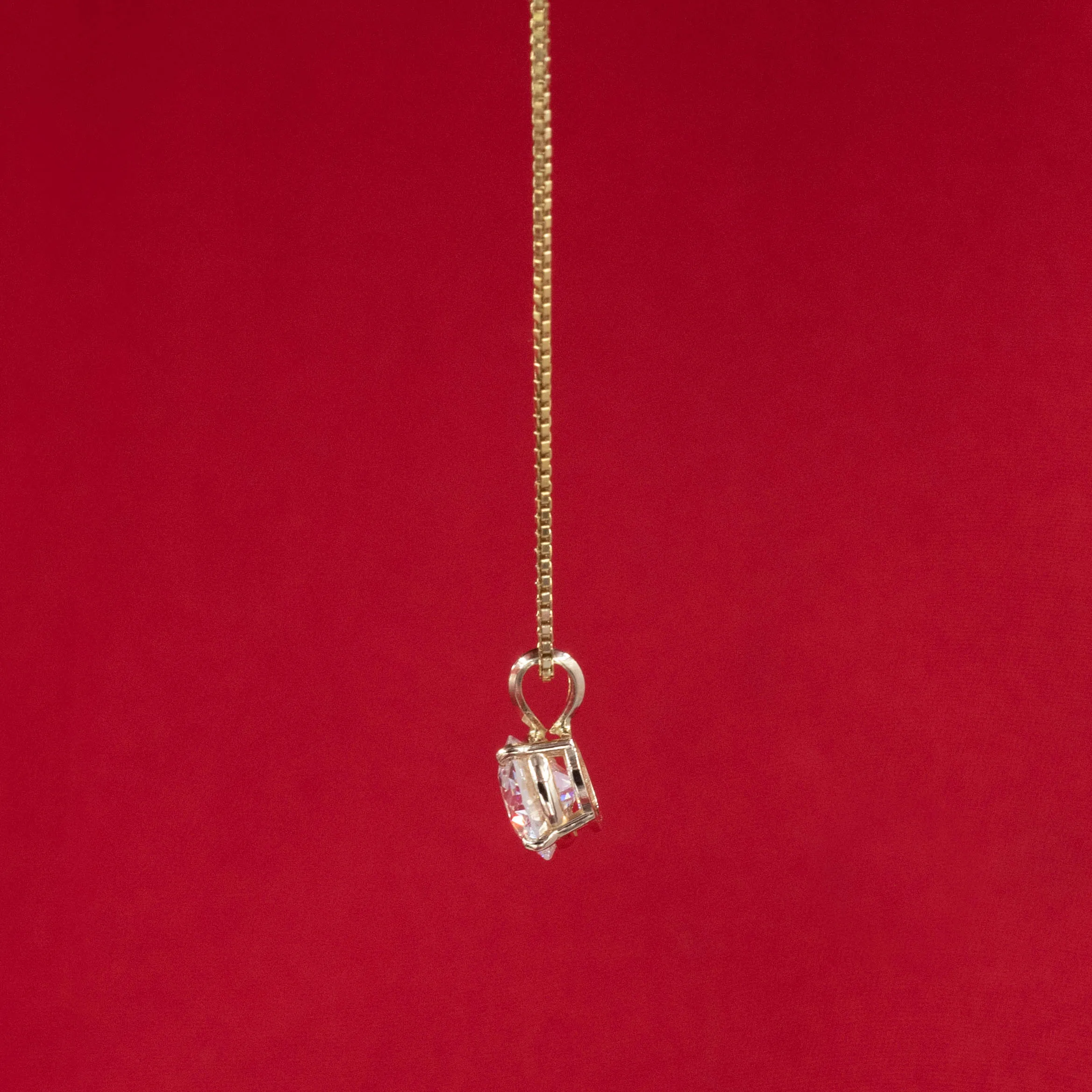 1.65 Carat Diamond Solitaire Pendant c1920