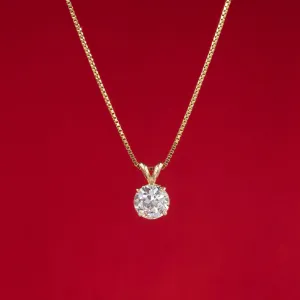 1.65 Carat Diamond Solitaire Pendant c1920