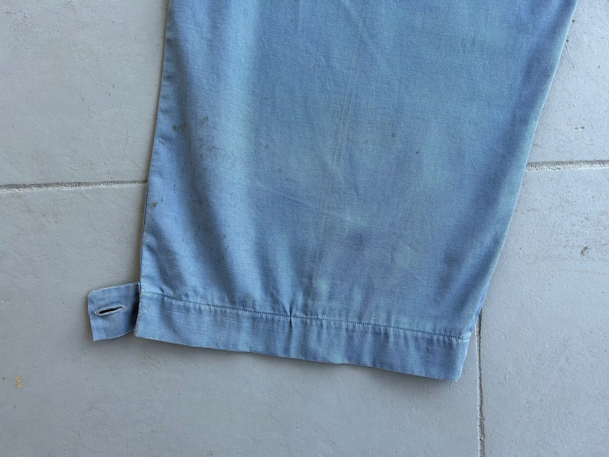 1940s workwear pants . vintage 40s factory trousers . 36 waist