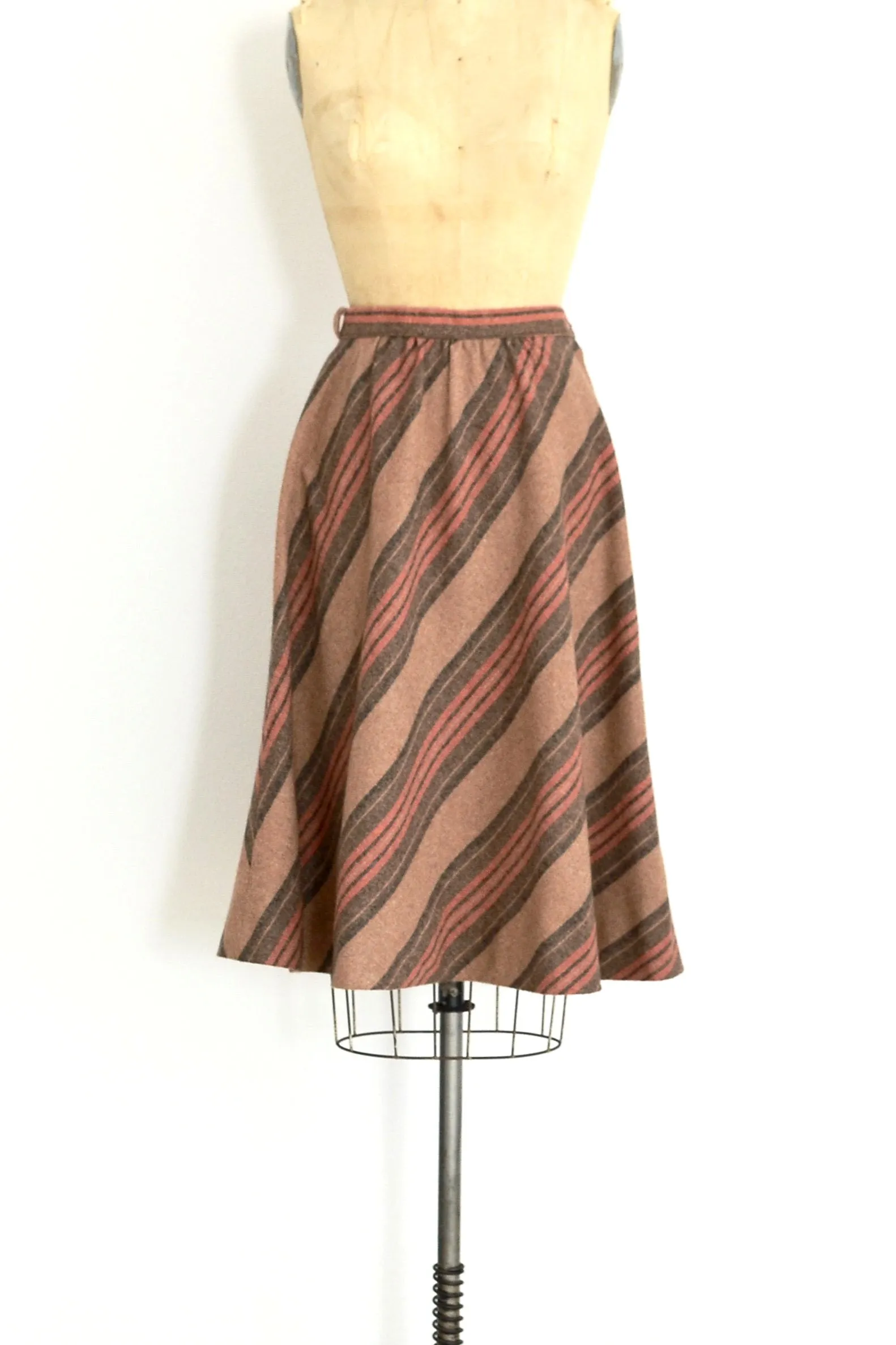 1970s Striped Skirt
