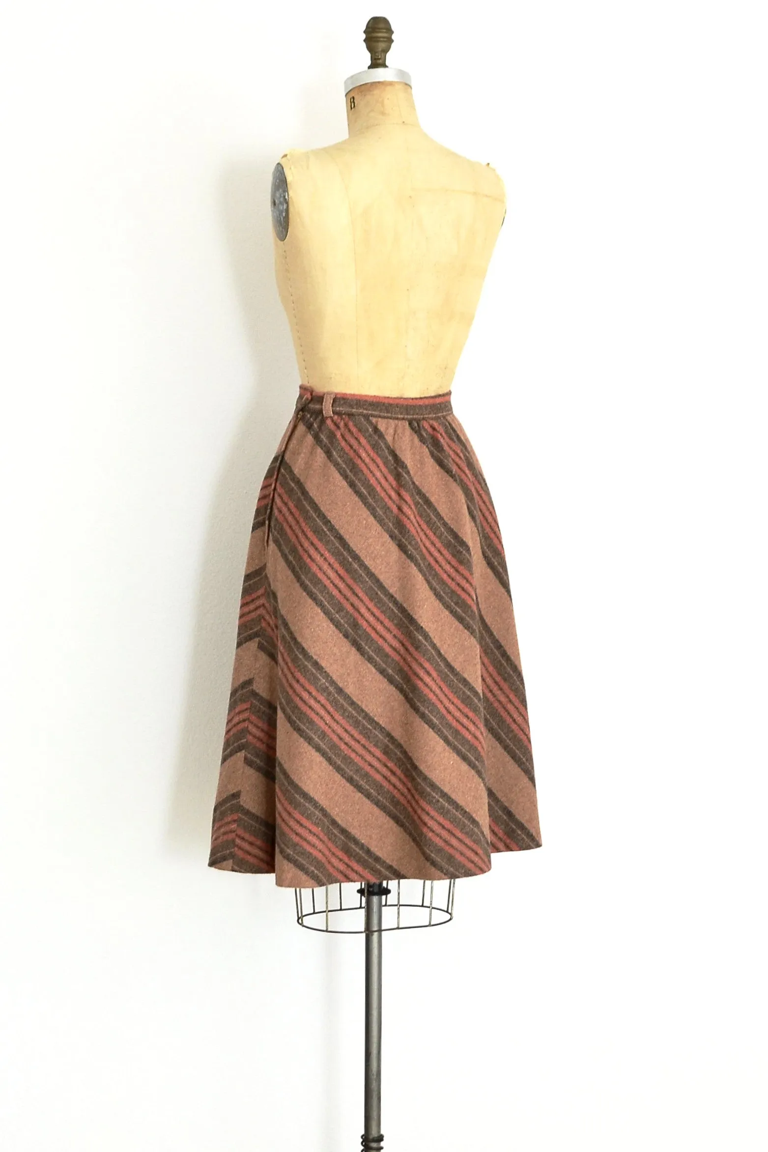 1970s Striped Skirt