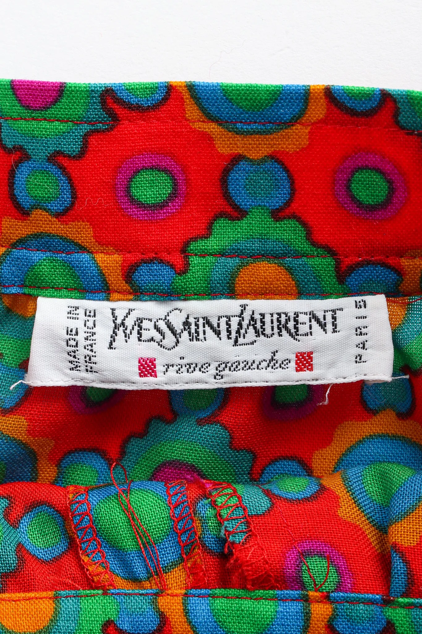 1990 A/W Geo Rainbow Fringe Skirt