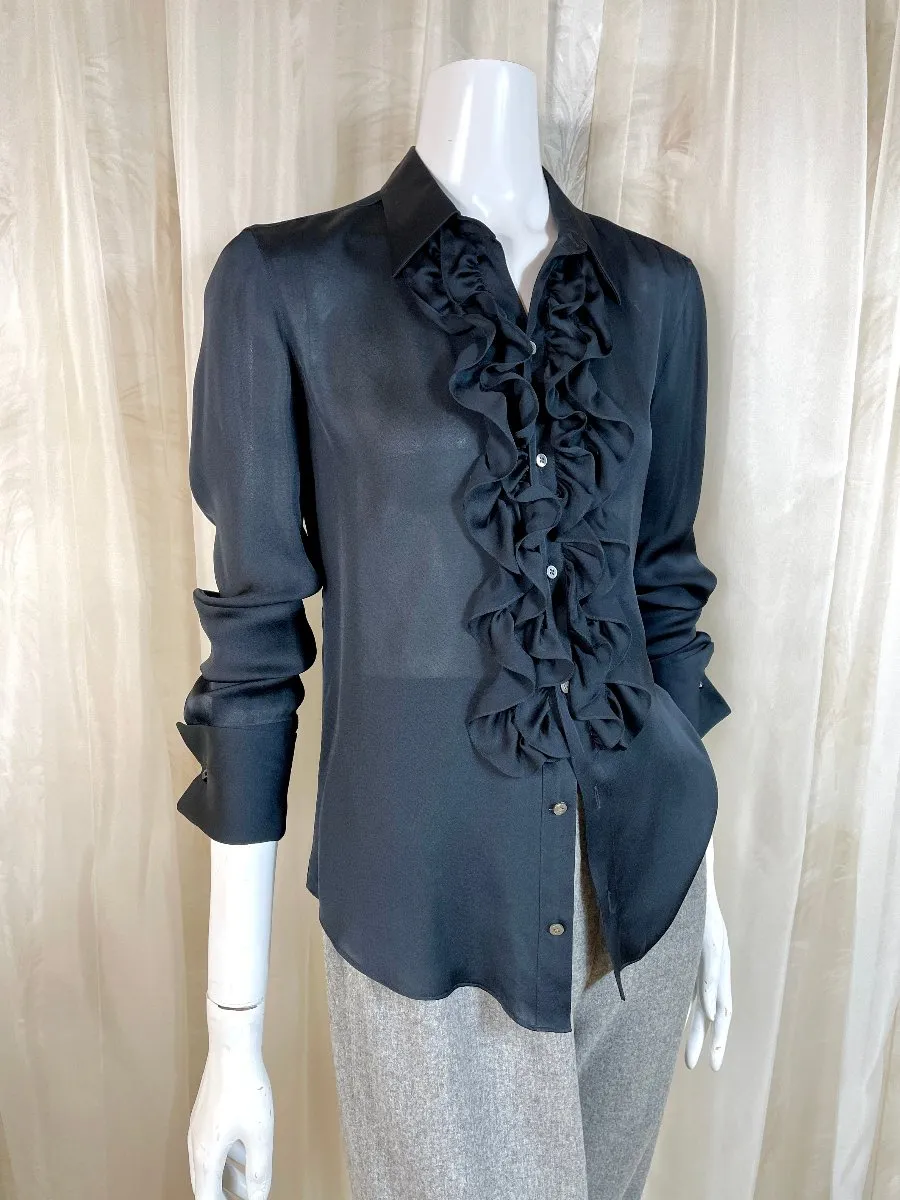 1990's Ralph Lauren Tuxedo Blouse