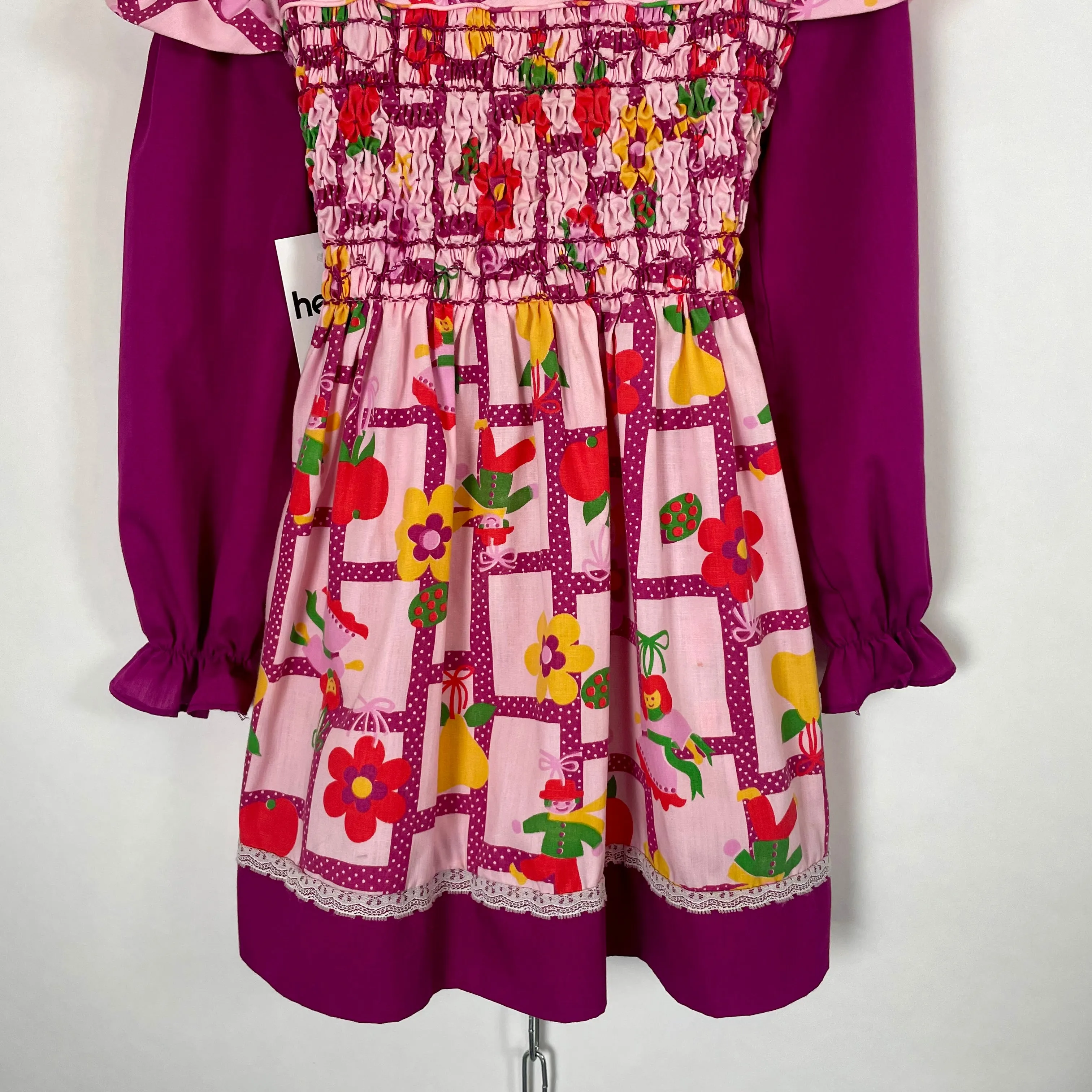 60s/70s Smocked dress