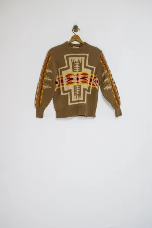 70’s PENDLETON NAVAJO SWEATER / SMALL