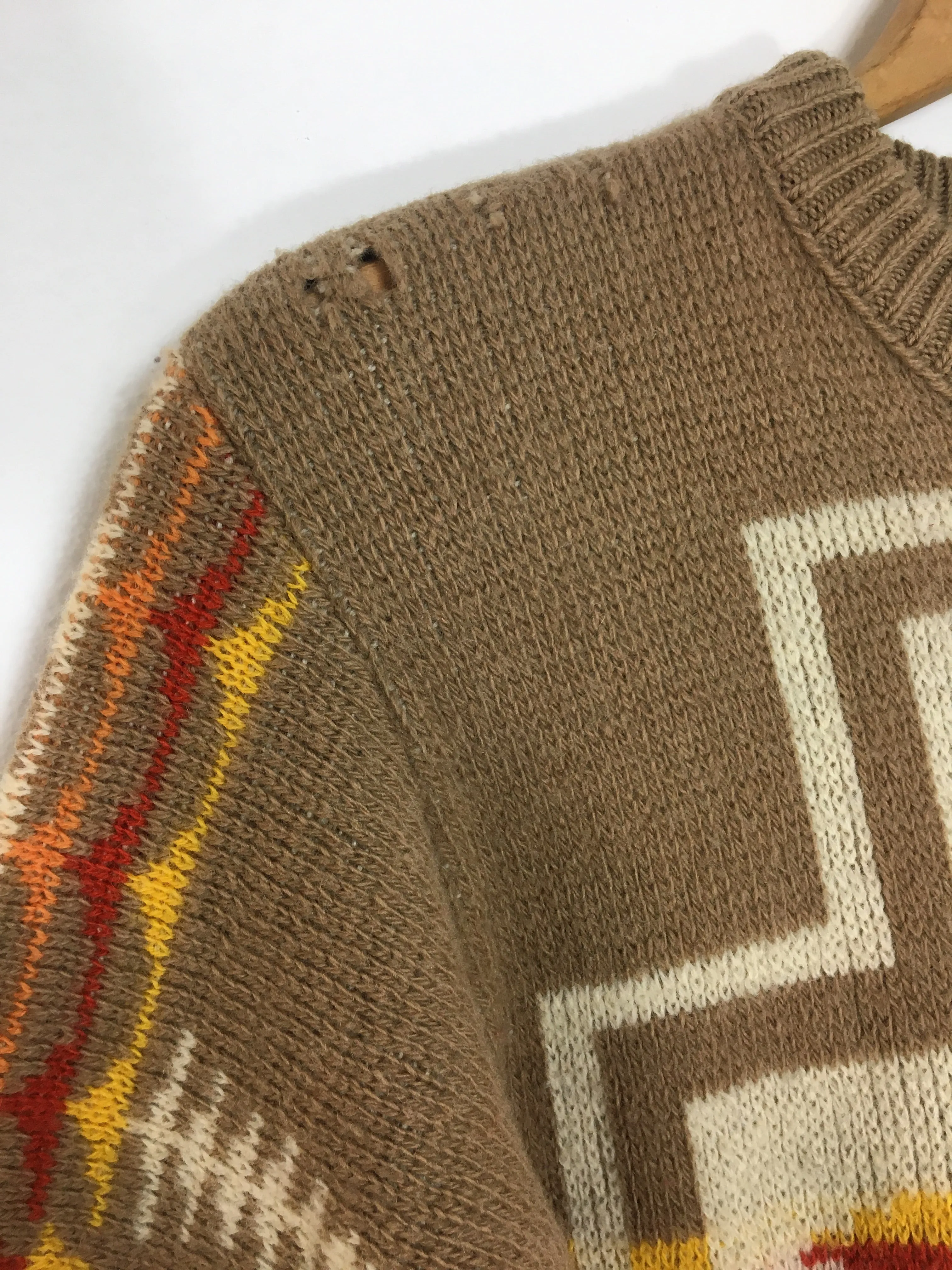 70’s PENDLETON NAVAJO SWEATER / SMALL