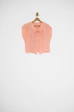 80’s BOW BLOUSE SZ S