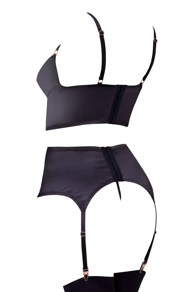 Abierta Fina Shelf Lingerie Set