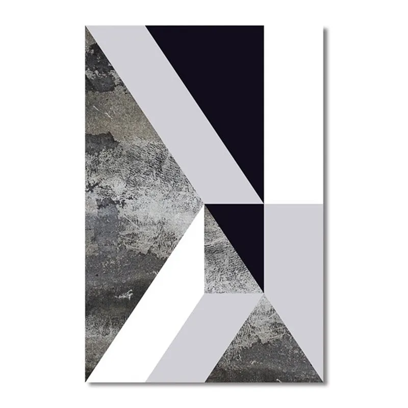 Abstract Geometric Canvas Wall Art