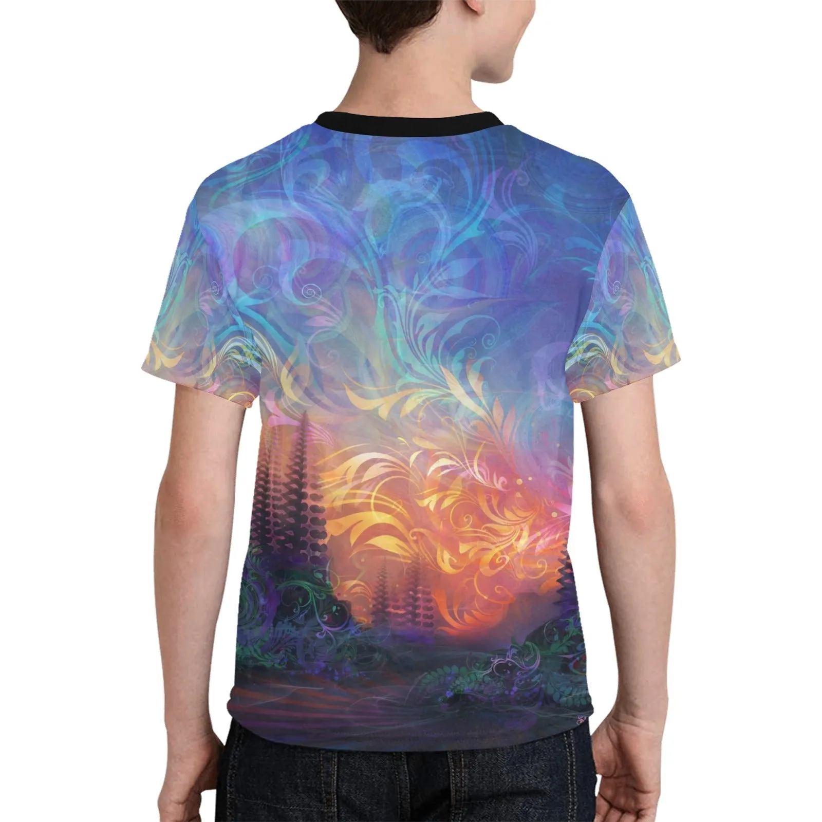 Agostina Sky Kids T-shirt AOP