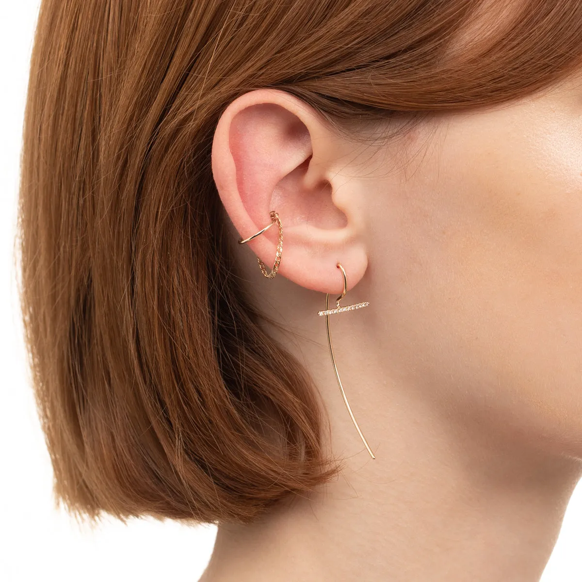 ALL ABOUT BASICS Chain Ear Cuff