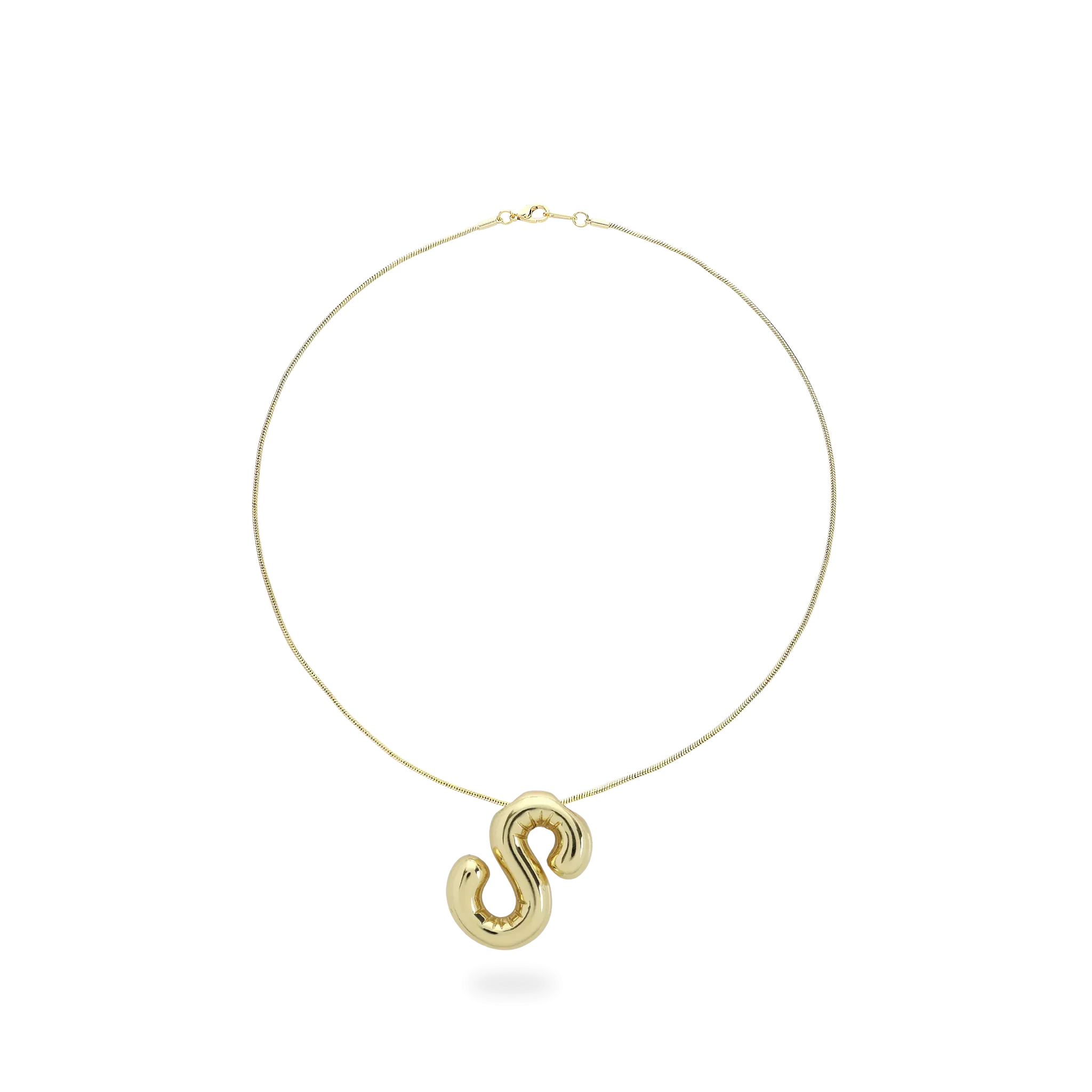 BALLOON LETTER NECKLACE