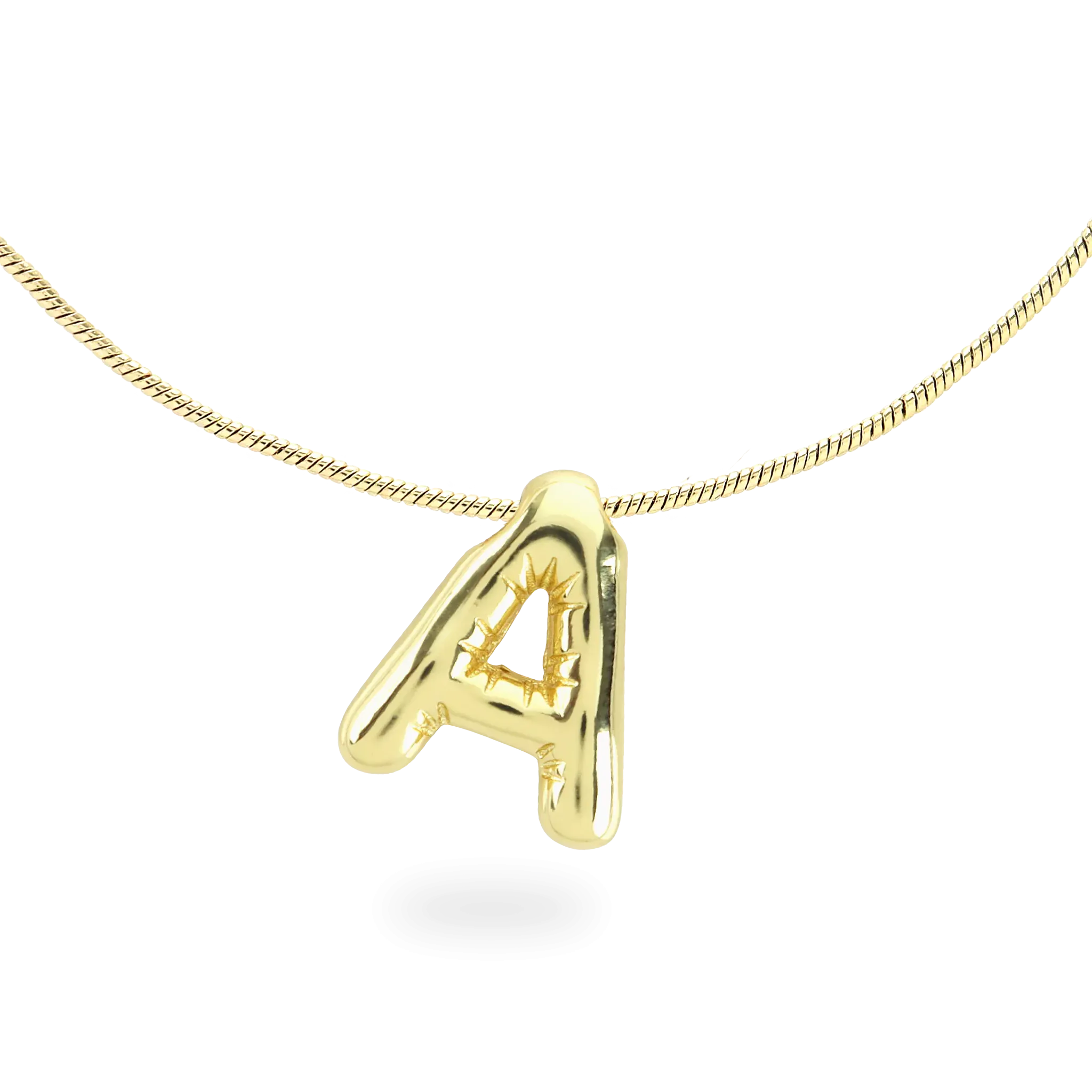 BALLOON LETTER NECKLACE