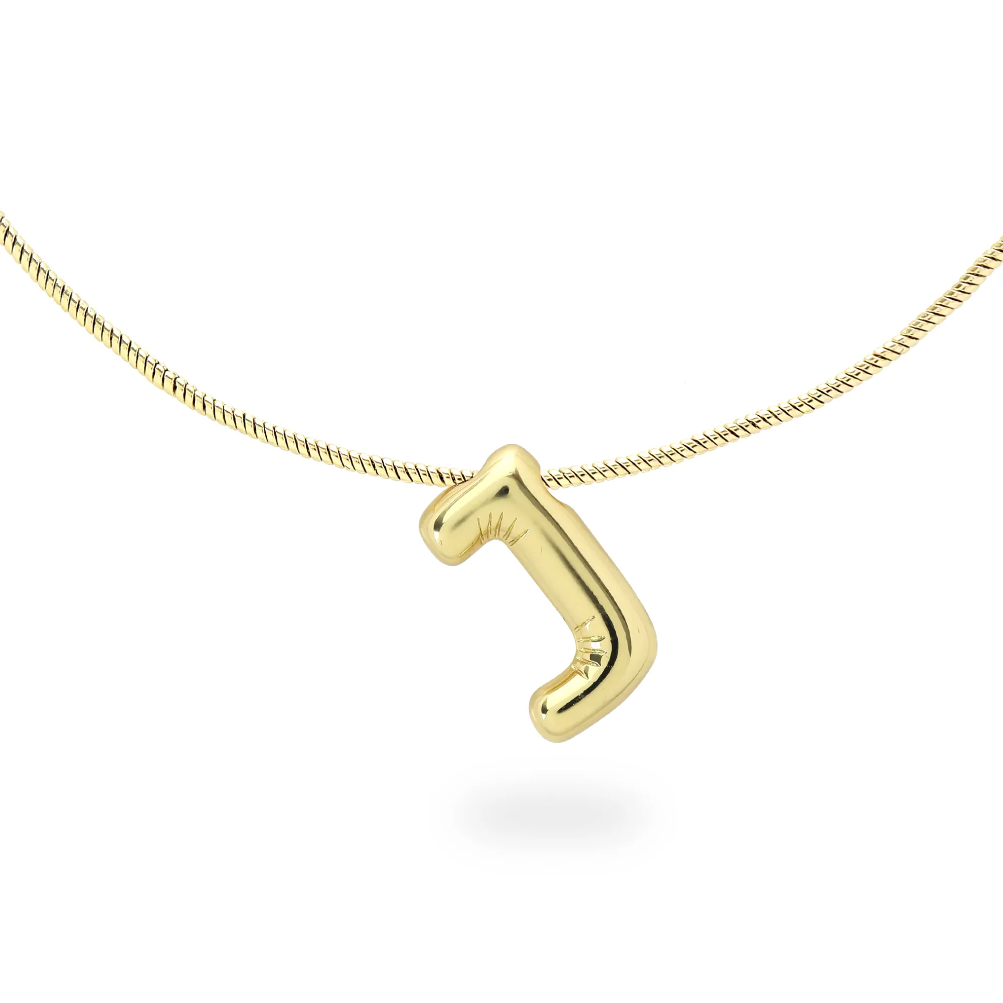 BALLOON LETTER NECKLACE