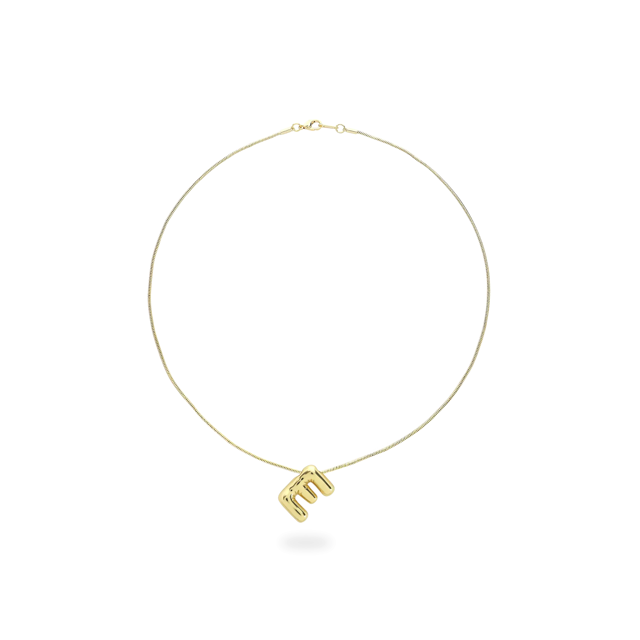 BALLOON LETTER NECKLACE