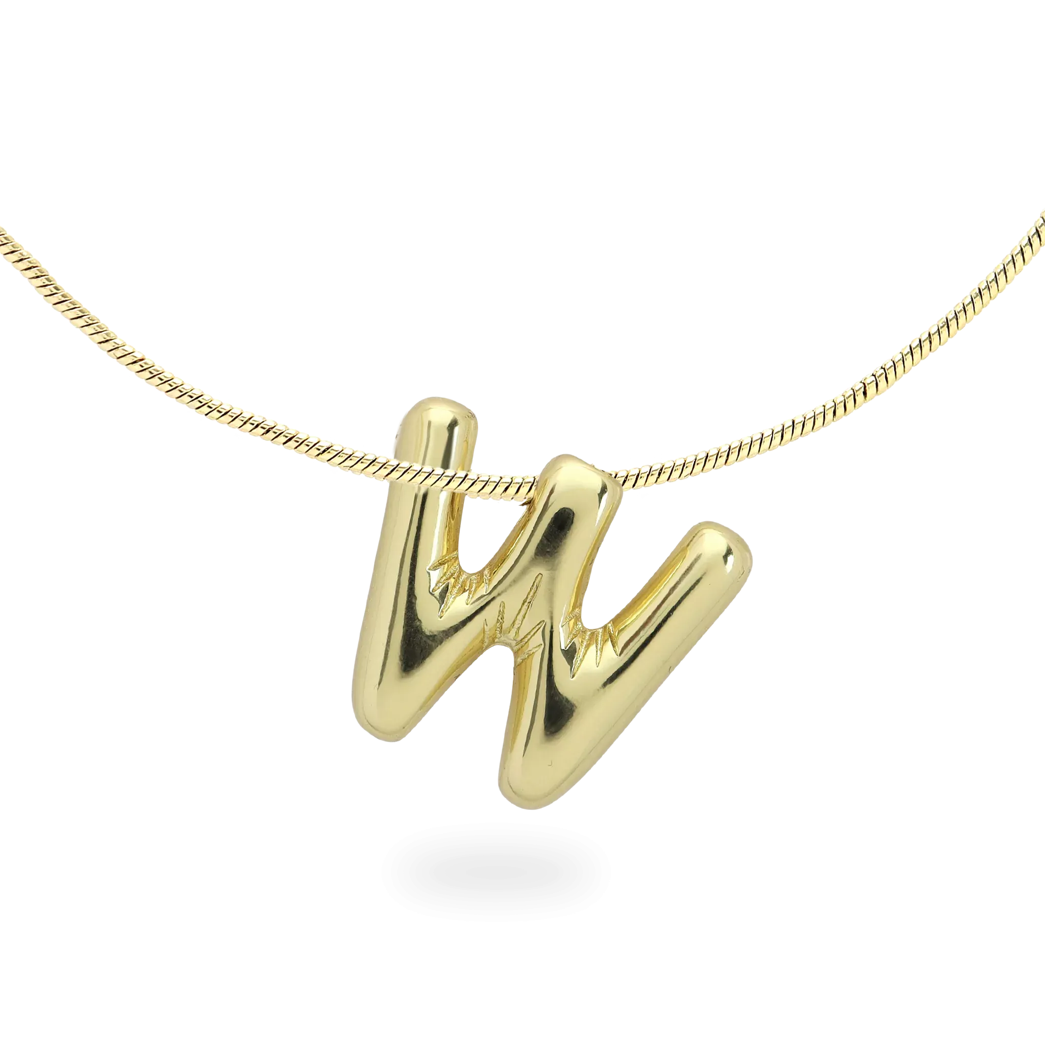 BALLOON LETTER NECKLACE