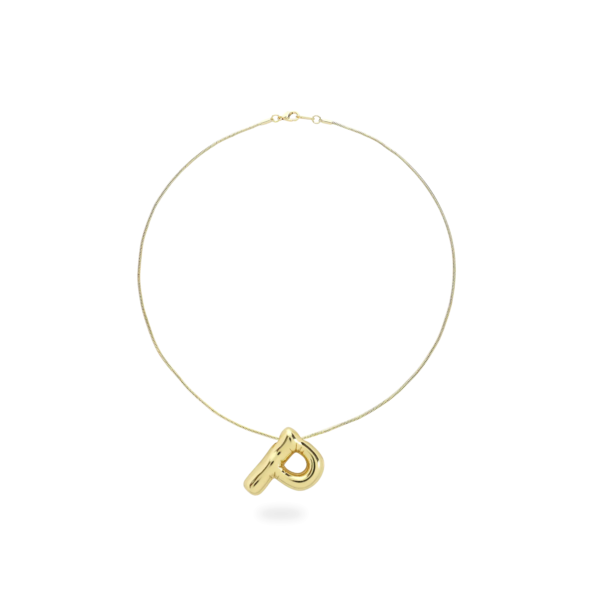 BALLOON LETTER NECKLACE