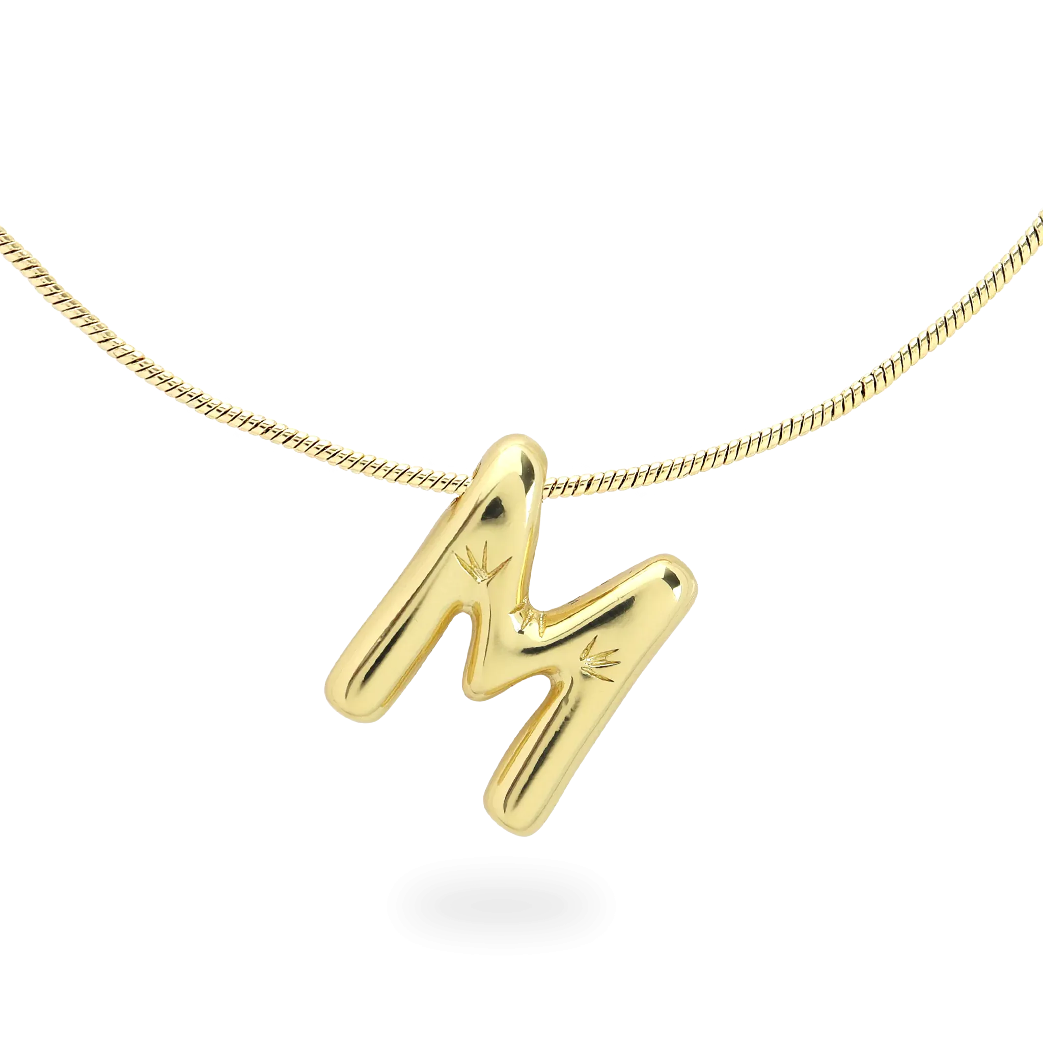BALLOON LETTER NECKLACE