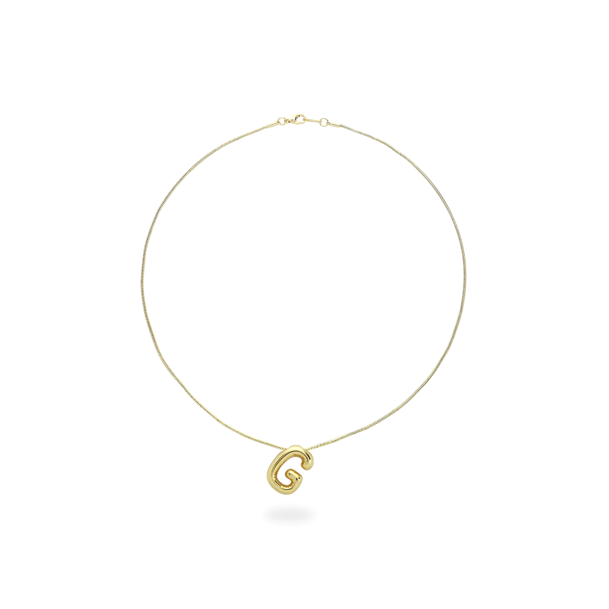 BALLOON LETTER NECKLACE