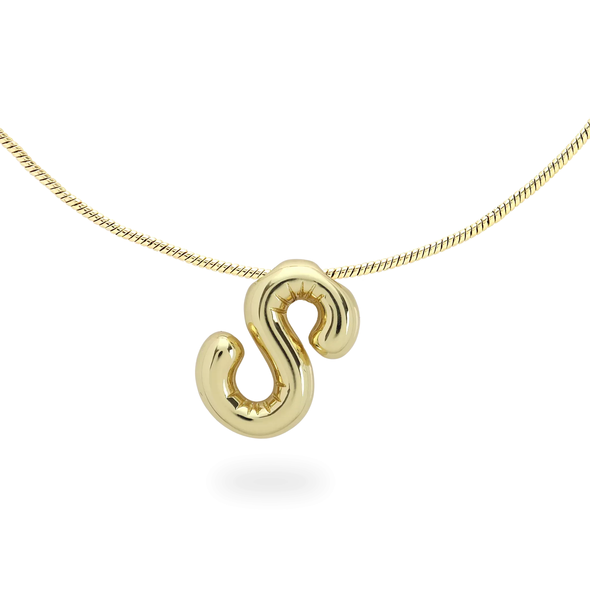 BALLOON LETTER NECKLACE