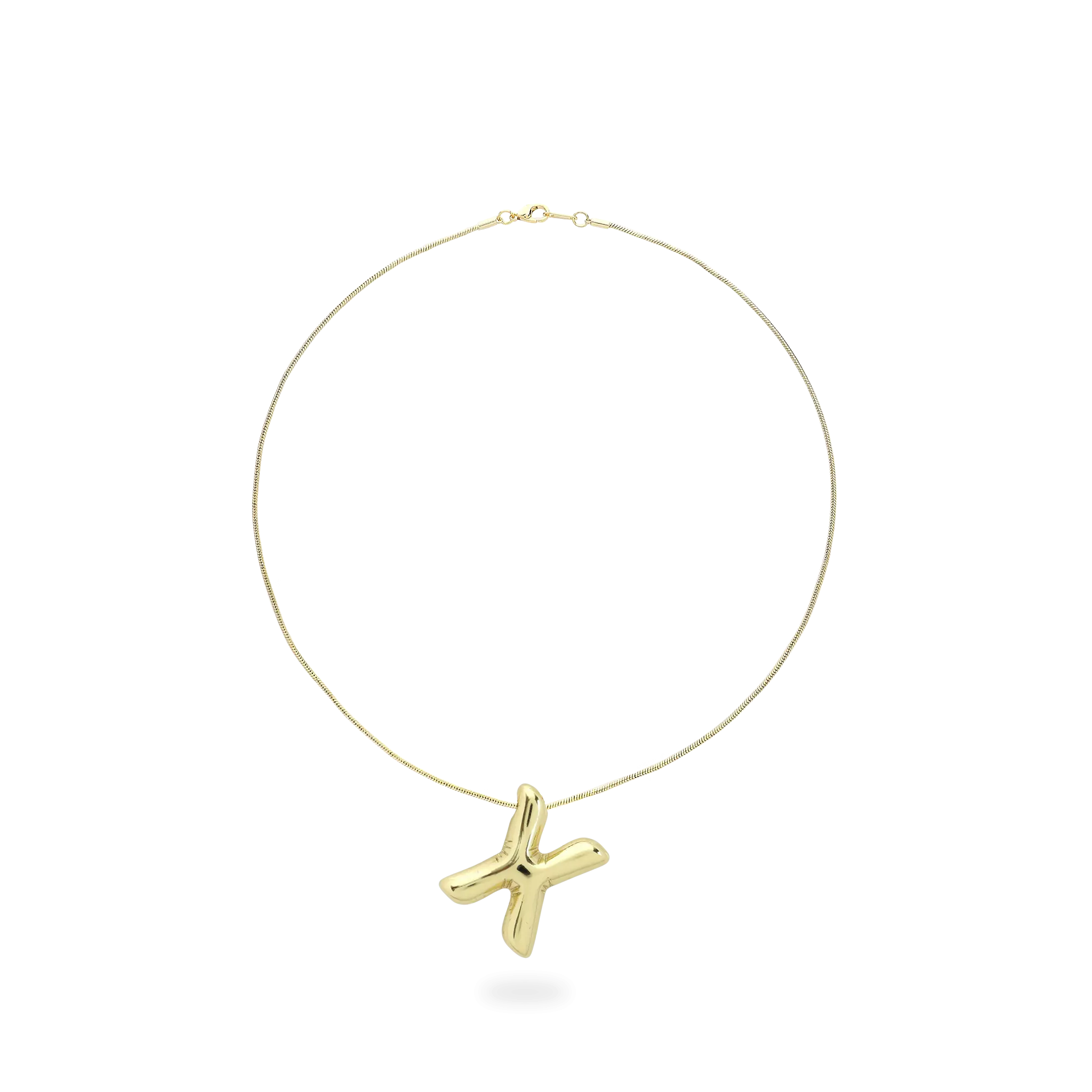 BALLOON LETTER NECKLACE