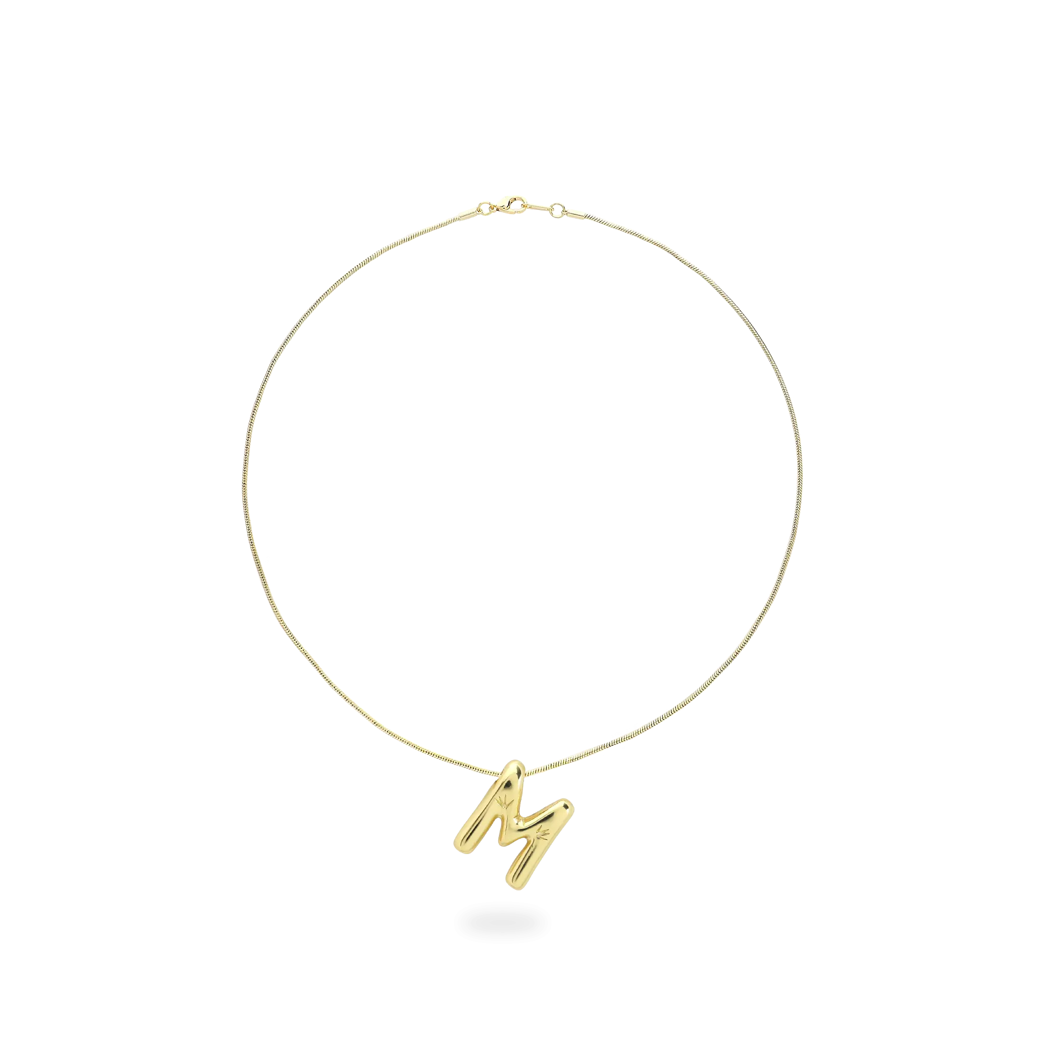 BALLOON LETTER NECKLACE