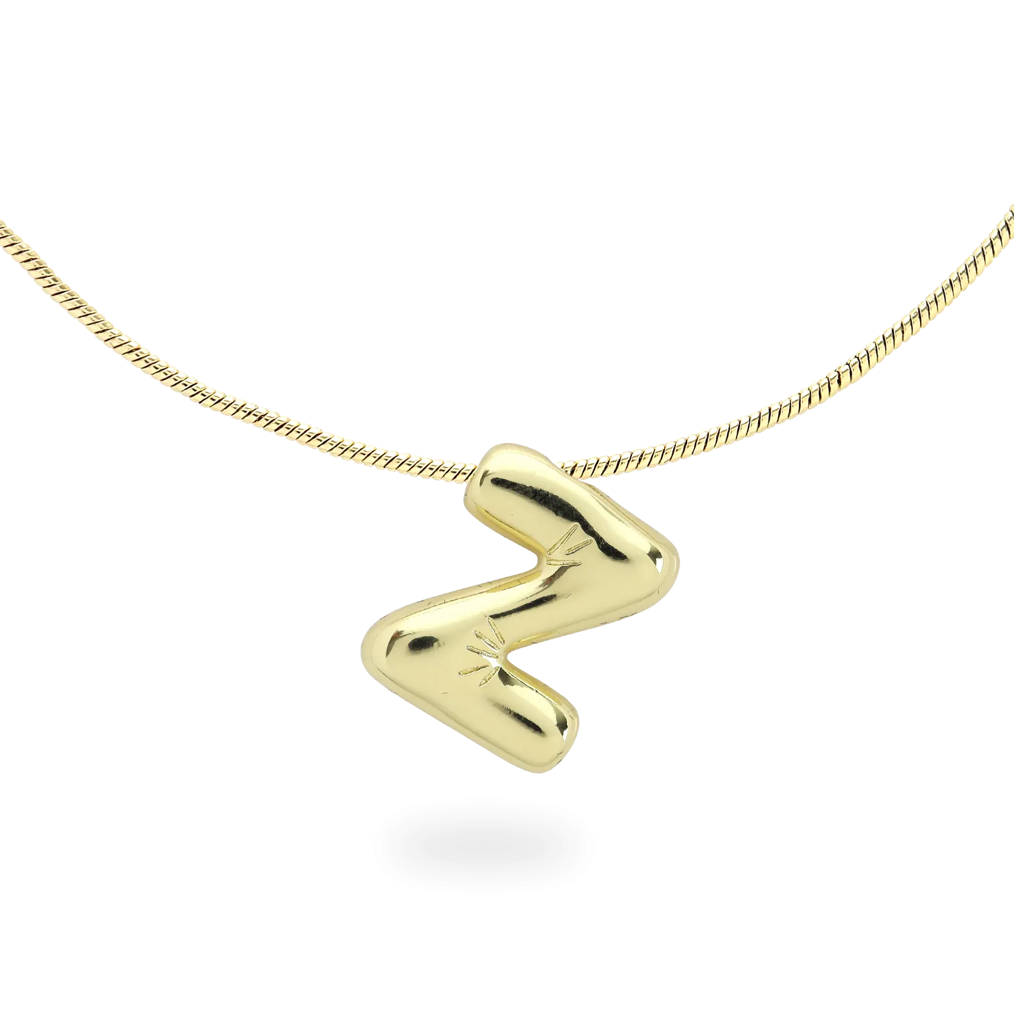 BALLOON LETTER NECKLACE