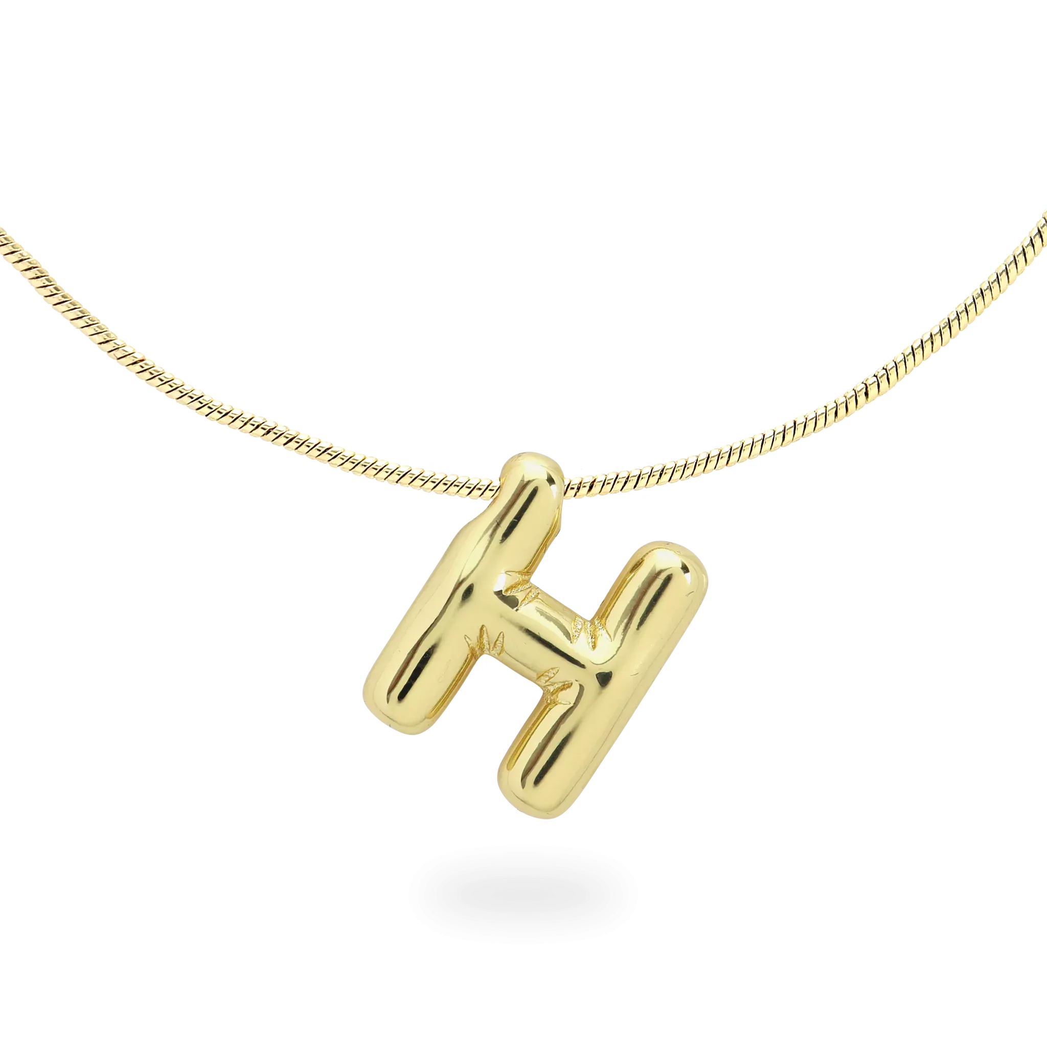 BALLOON LETTER NECKLACE