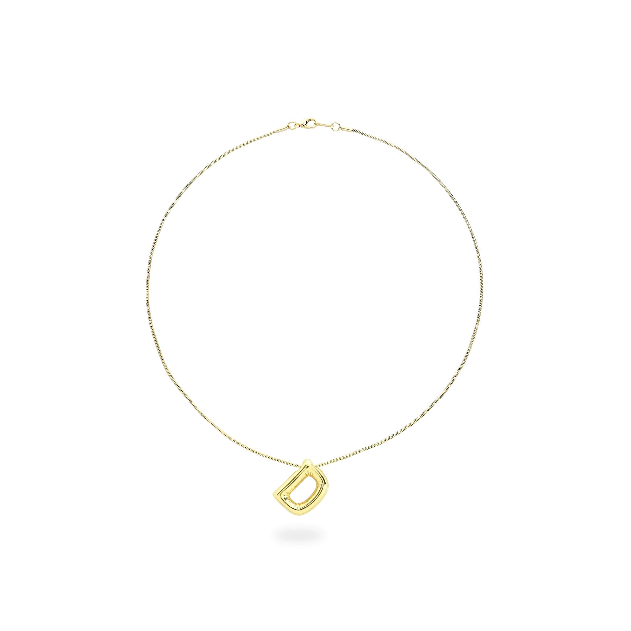 BALLOON LETTER NECKLACE