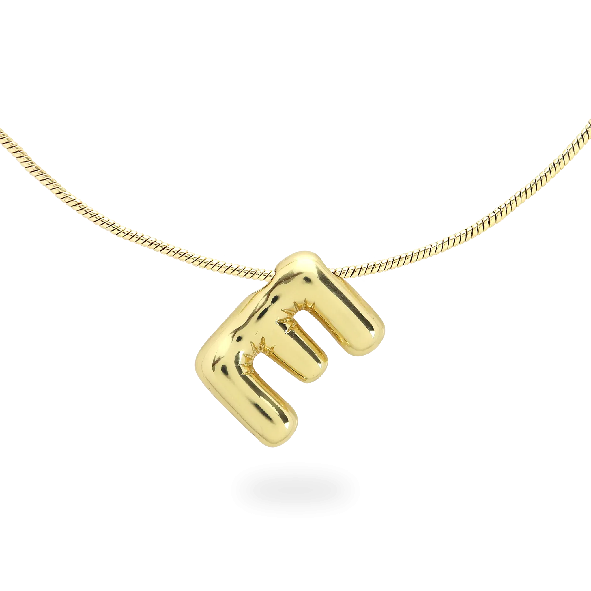 BALLOON LETTER NECKLACE