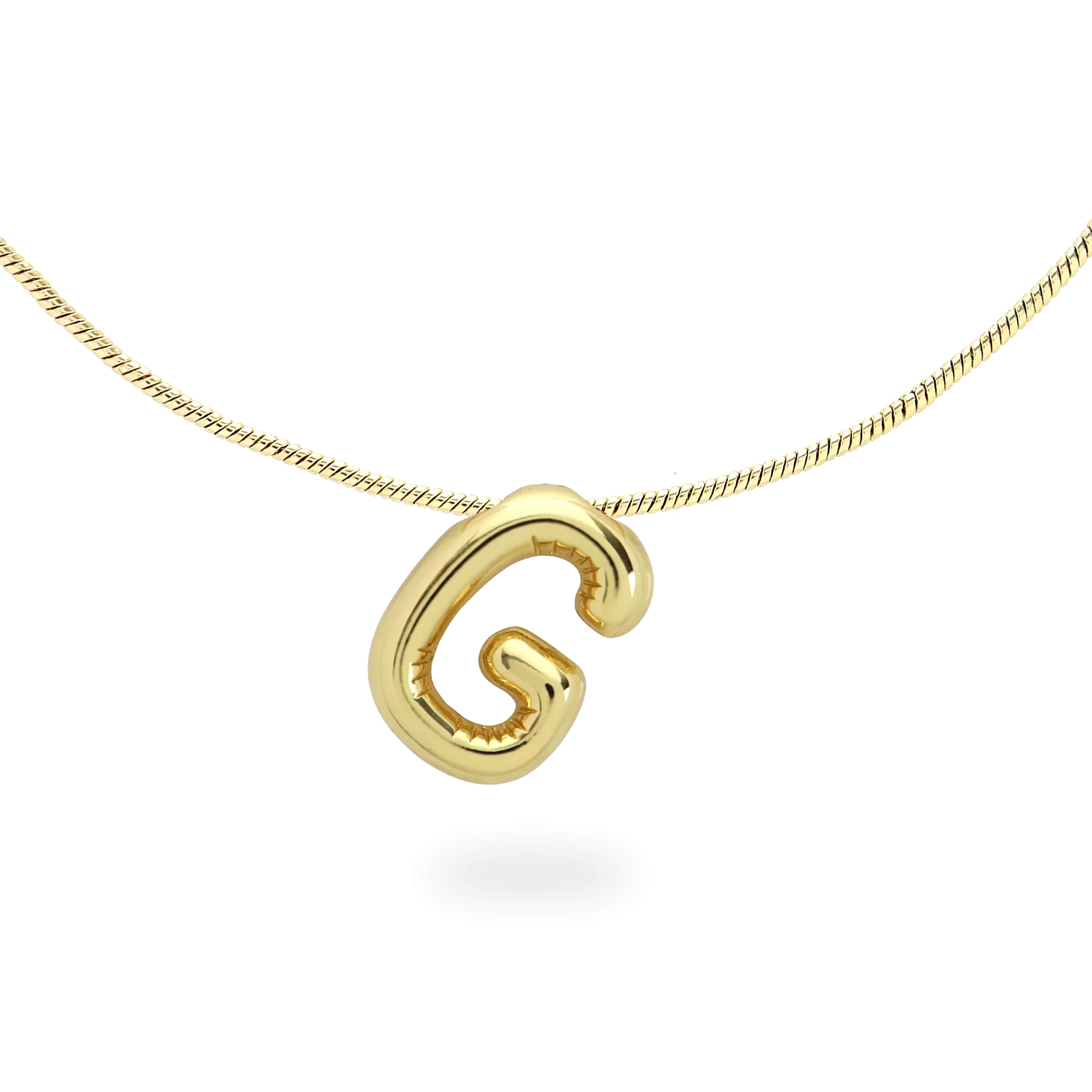 BALLOON LETTER NECKLACE