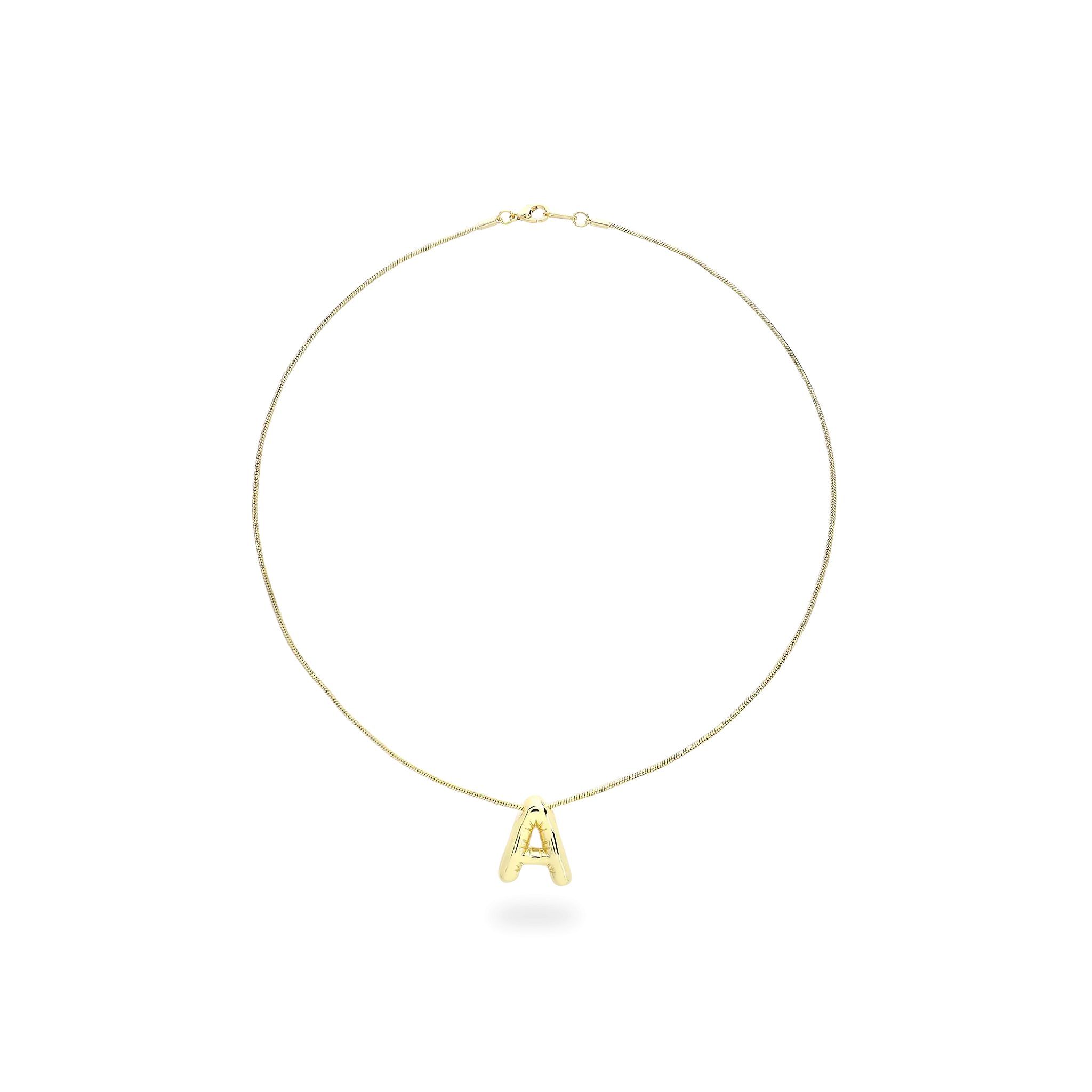 BALLOON LETTER NECKLACE