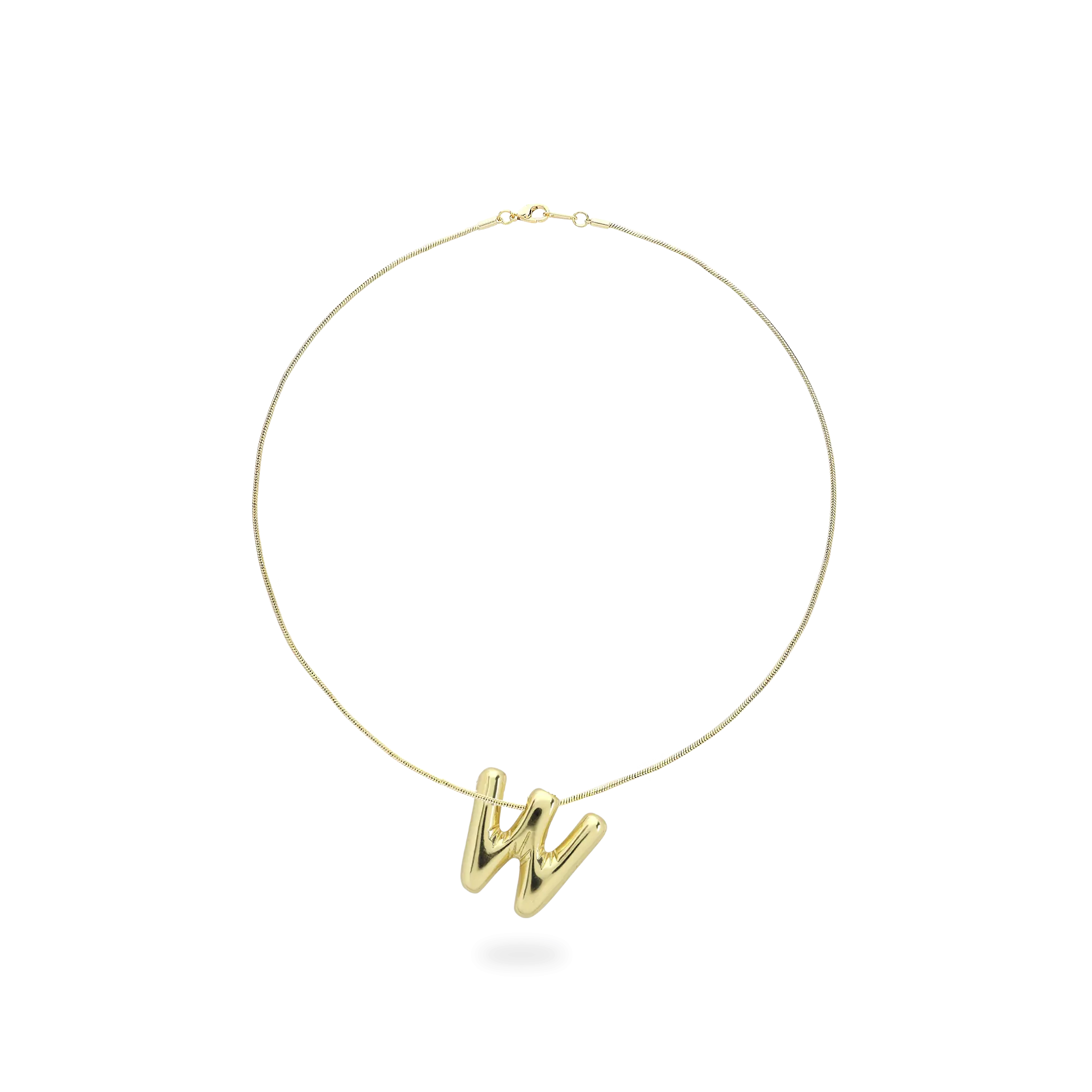 BALLOON LETTER NECKLACE