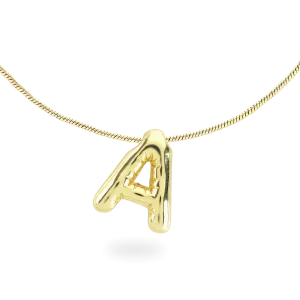 BALLOON LETTER NECKLACE
