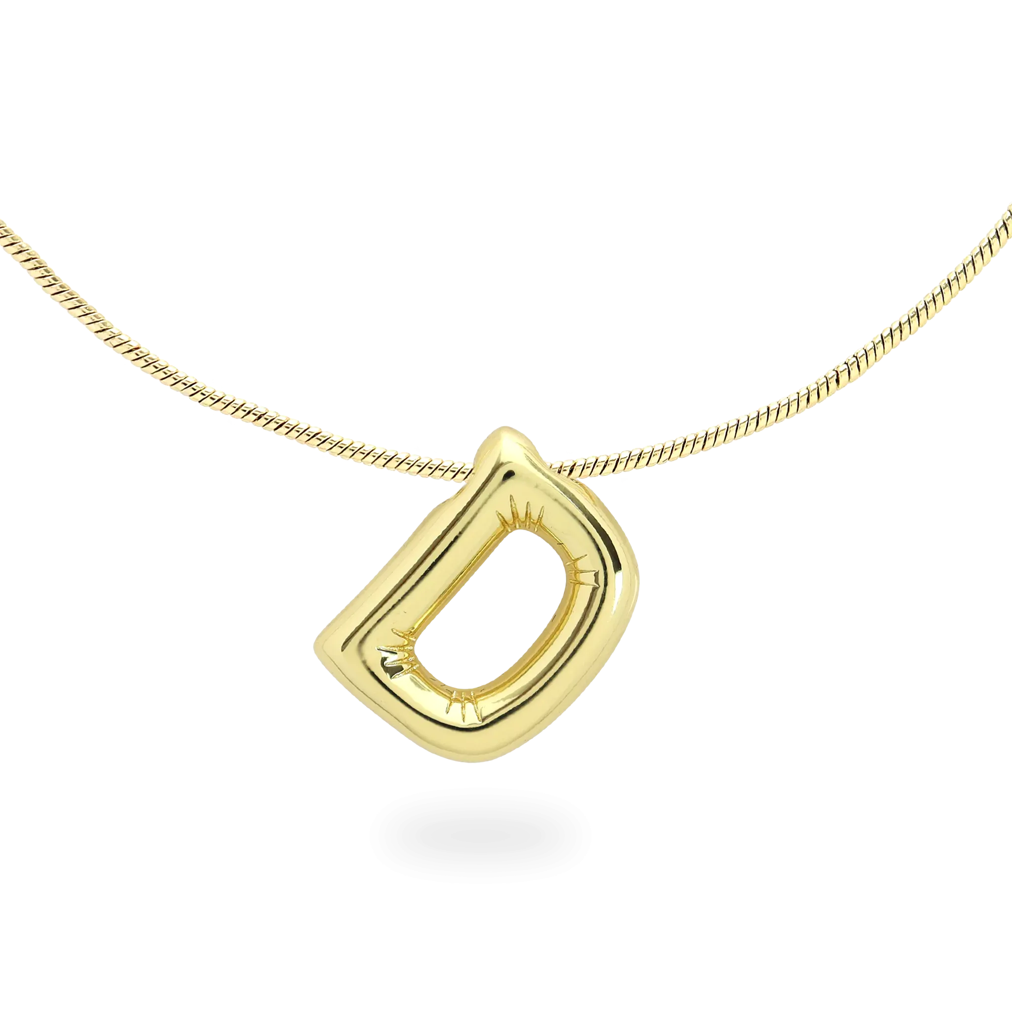 BALLOON LETTER NECKLACE