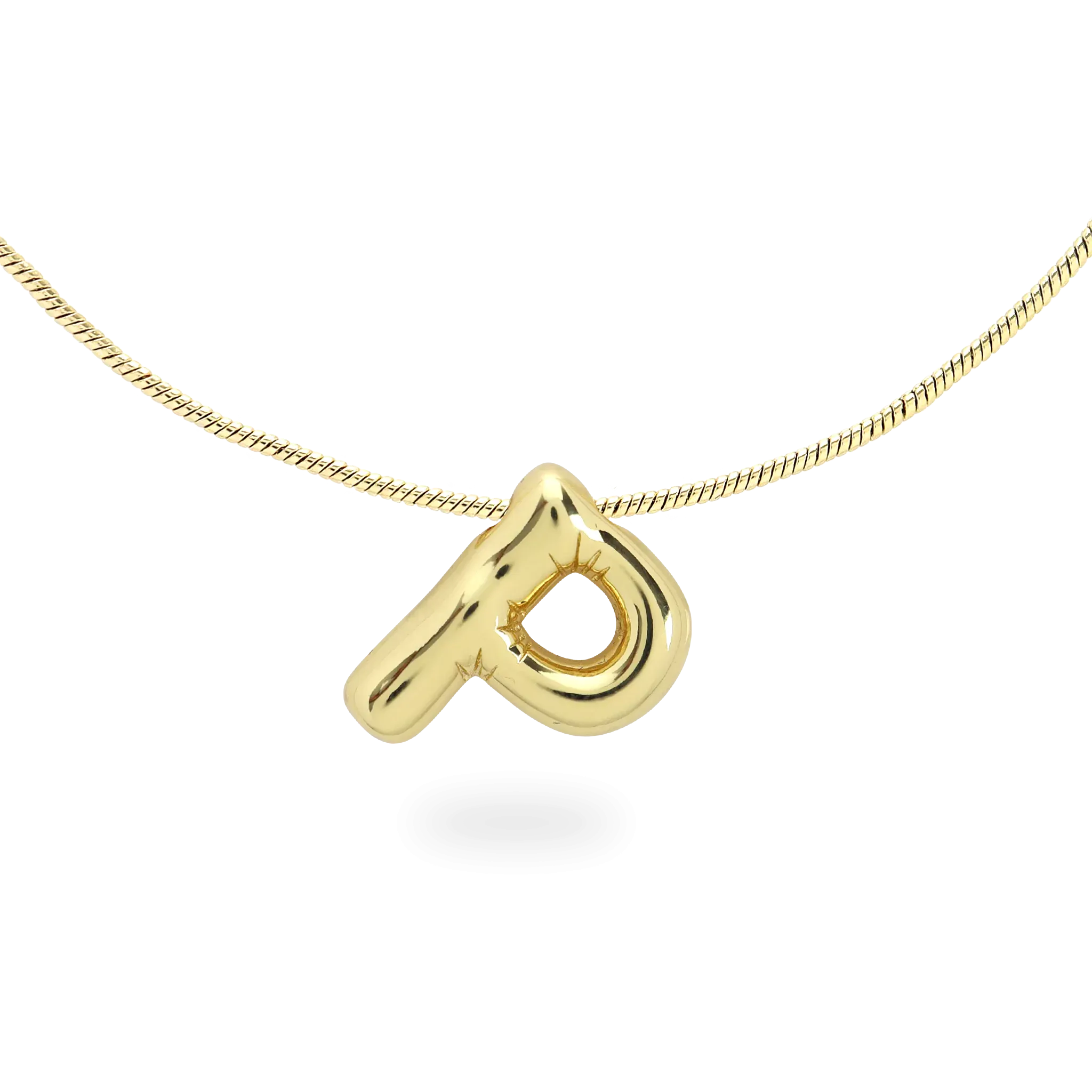 BALLOON LETTER NECKLACE
