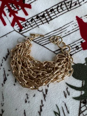 B.E. chains bracelet