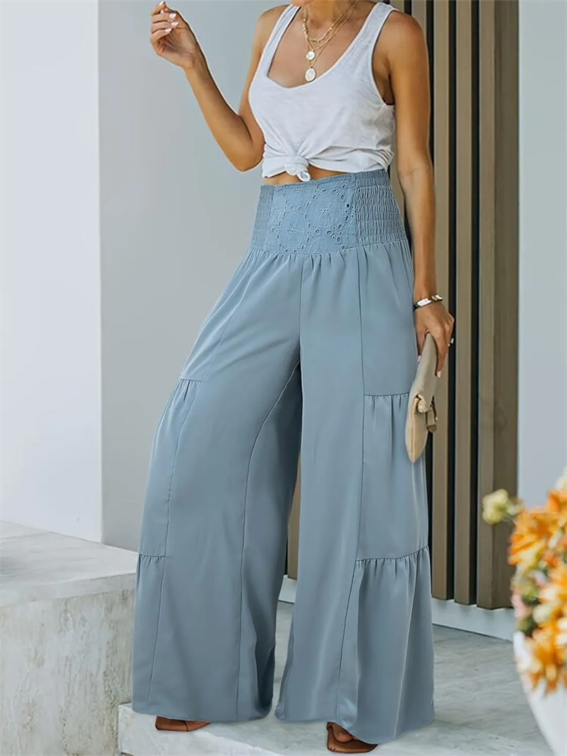 Bodacious Smocked High Waist Pants