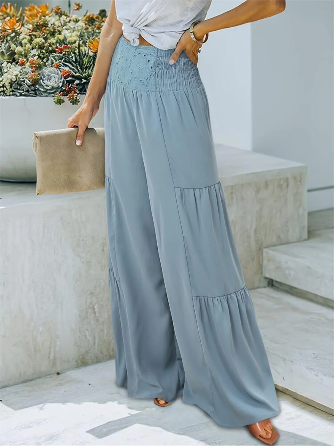 Bodacious Smocked High Waist Pants
