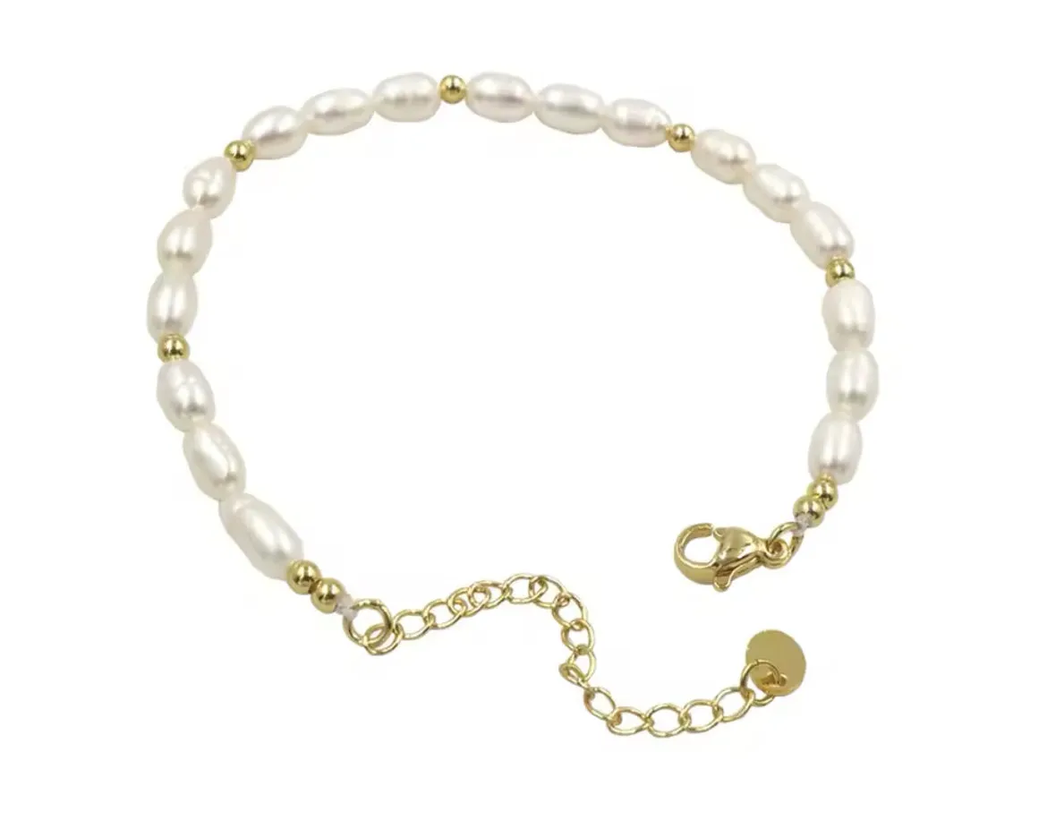 Boho & Mala Freshwater Pearl Bracelet
