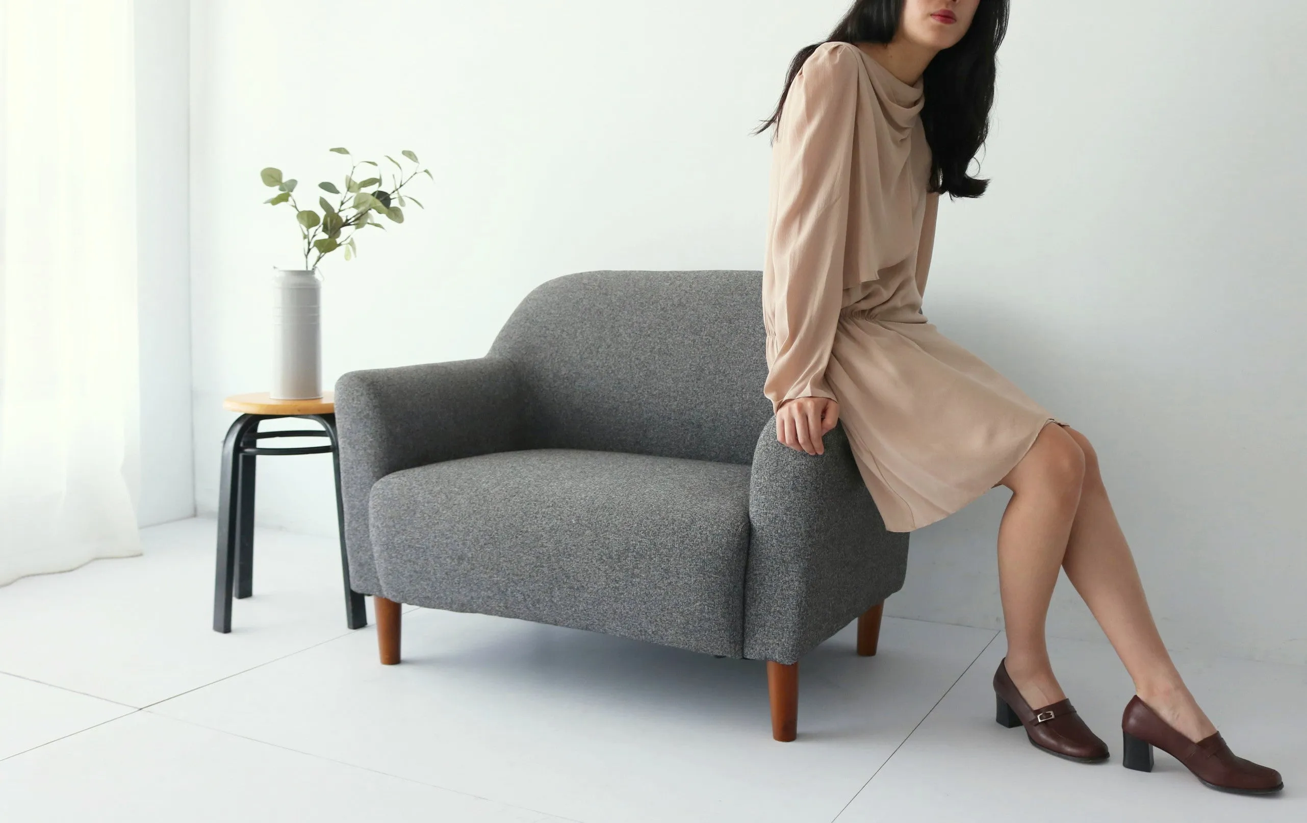Bruno Dress (vintage, EU 34, 100% silk)-sold out