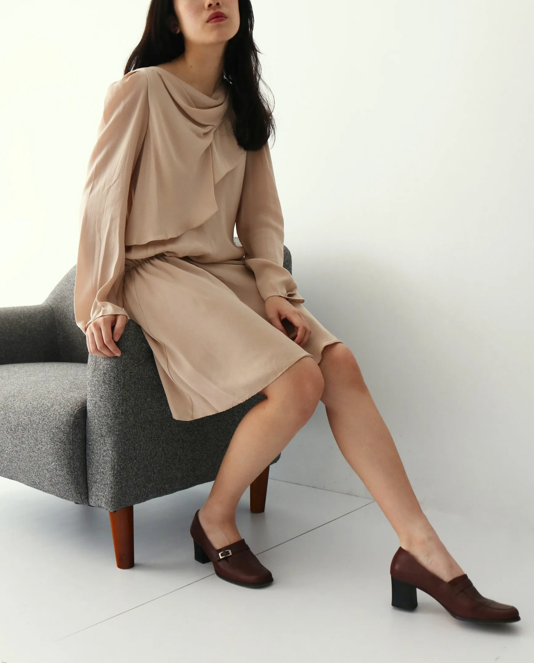 Bruno Dress (vintage, EU 34, 100% silk)-sold out
