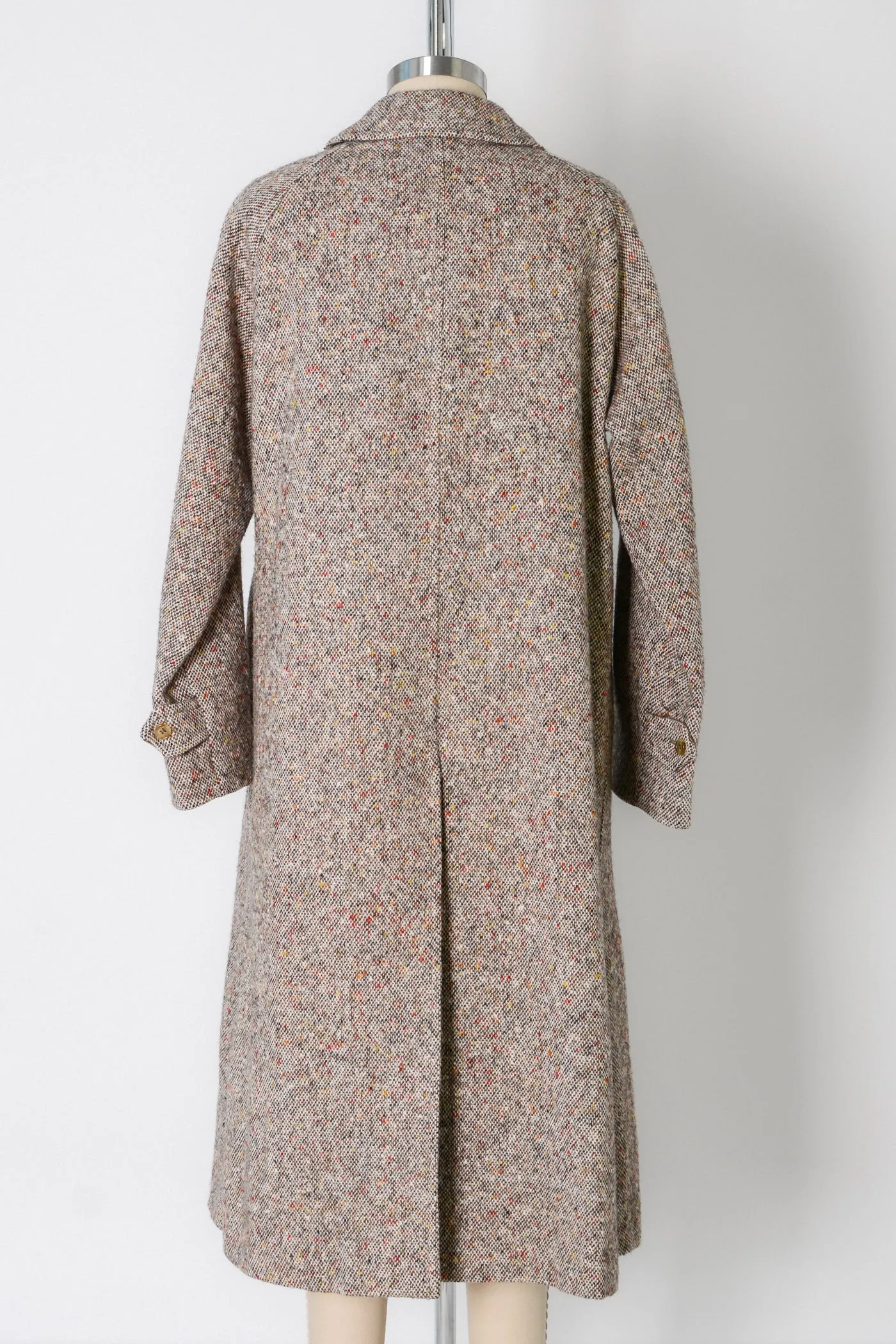 Burberry Prorsum Letterman Patch Tweed Coat