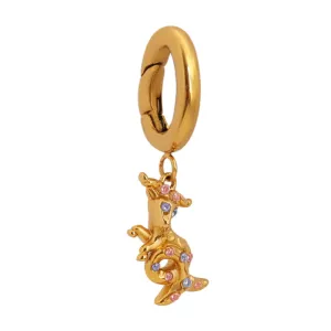 Capricorn Charm Gold