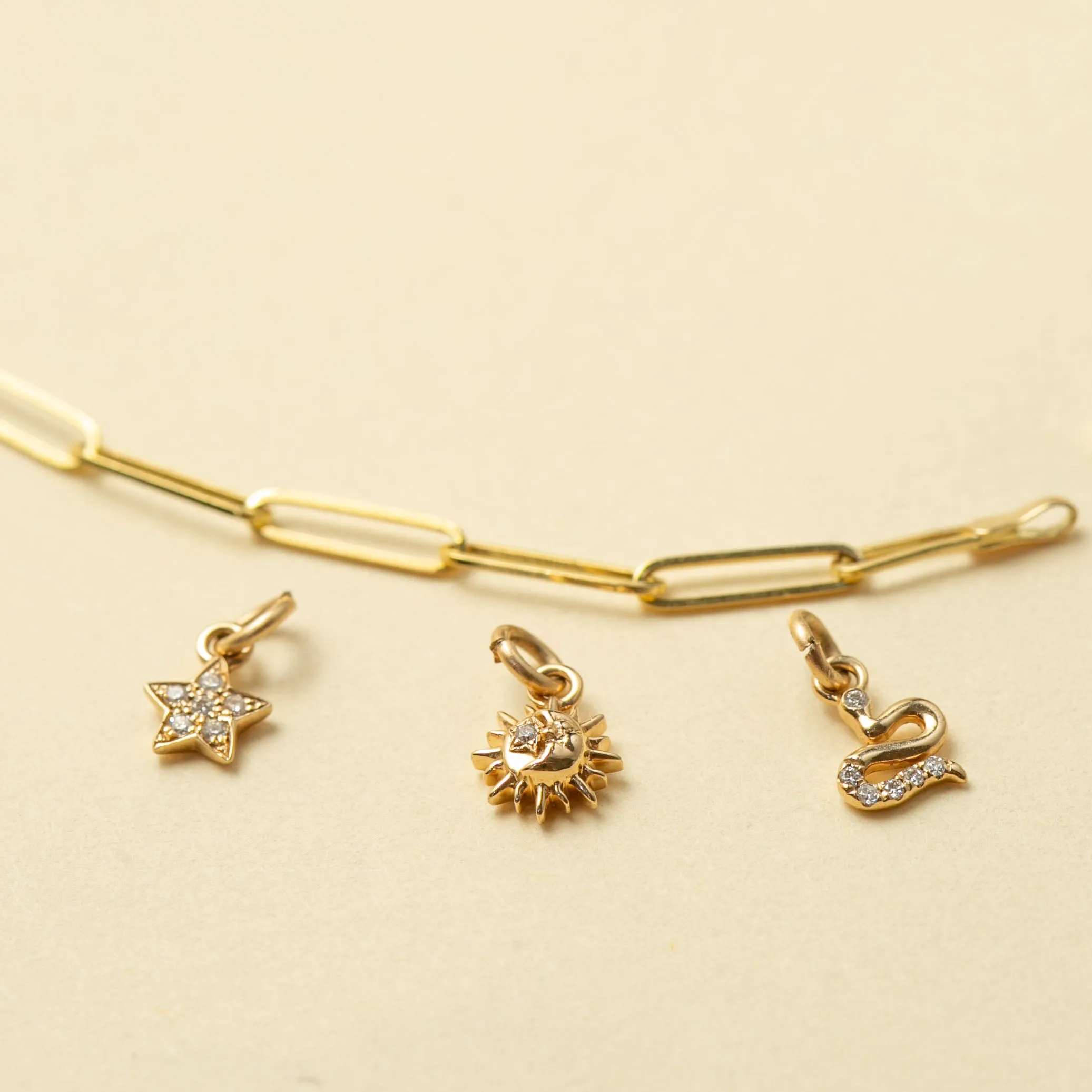 CELESTIAL CHARM | 14K GOLD & DIAMOND