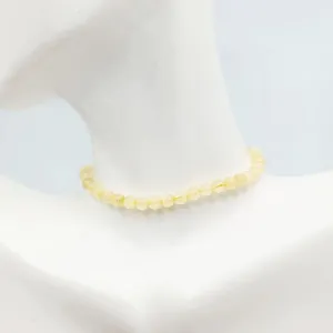 Citrine Bracelet 4mm Bead Bracelet