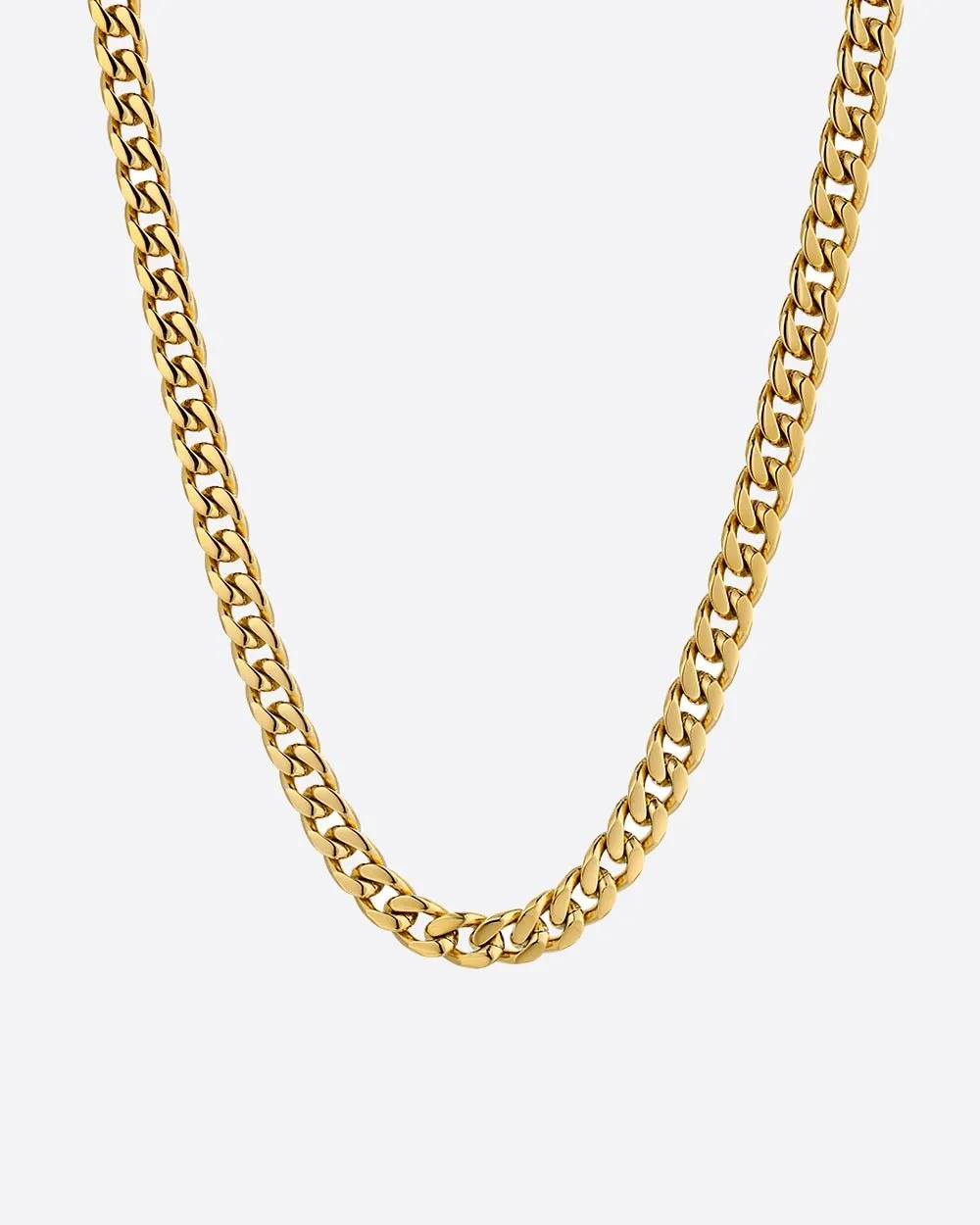 CLEAN CUBANA CHAIN. - 6MM GOLD